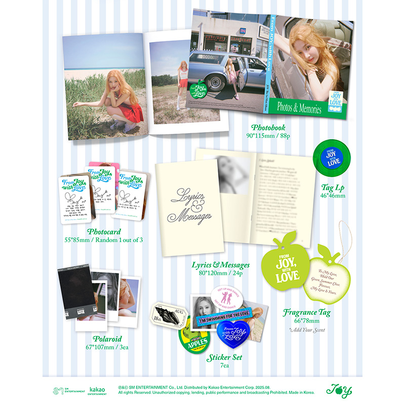 fromjoy-fromjoy 未開封 JOY The 1st Mini Album「From JOY, with Love」