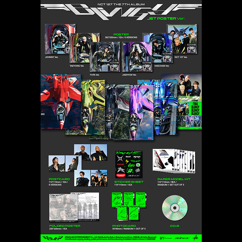 2026.8.24 On Sale NCT 127 The 7th Album BLINGY