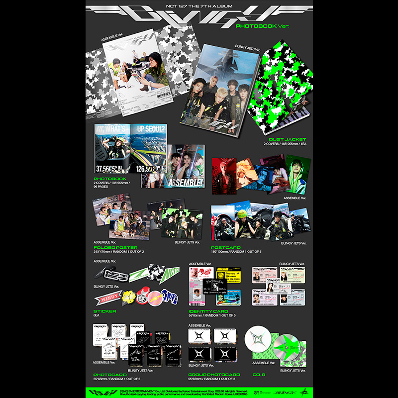 nct127 2buddies mu-mo特典 B 2026.8.24 On Sale NCT 127 The 7th Album BLINGY