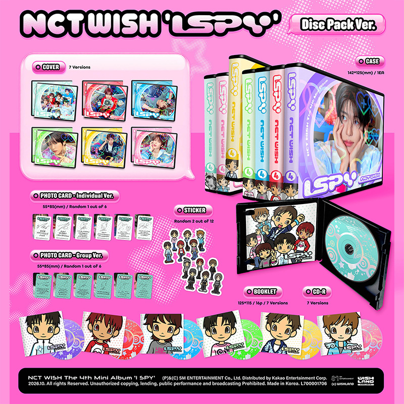 2026.10.12 On Sale NCT WISH The 4th Mini Album『I SPY』