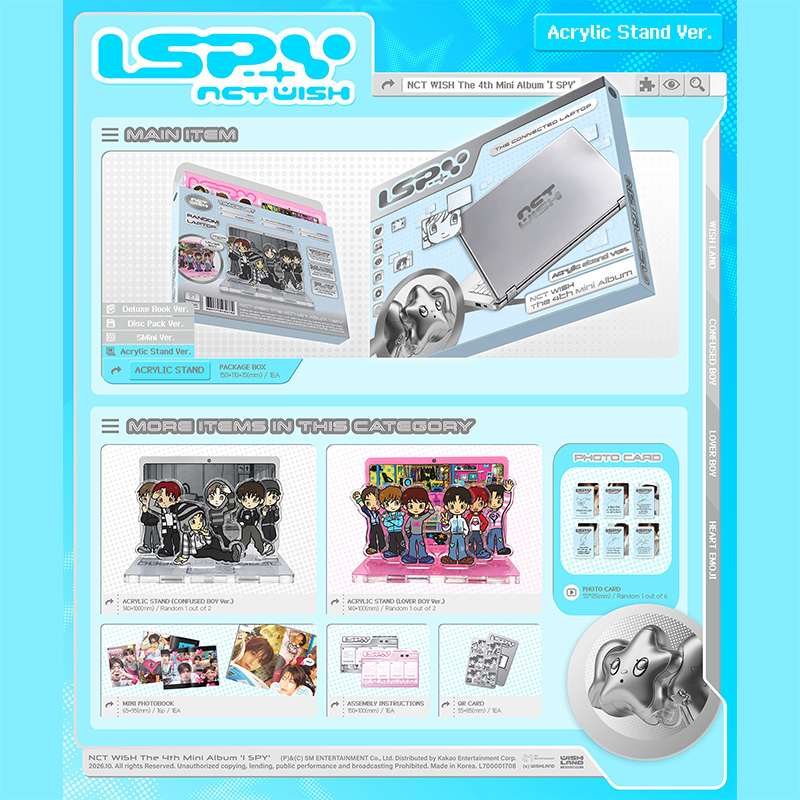 2026.10.12 On Sale NCT WISH The 4th Mini Album『I SPY』