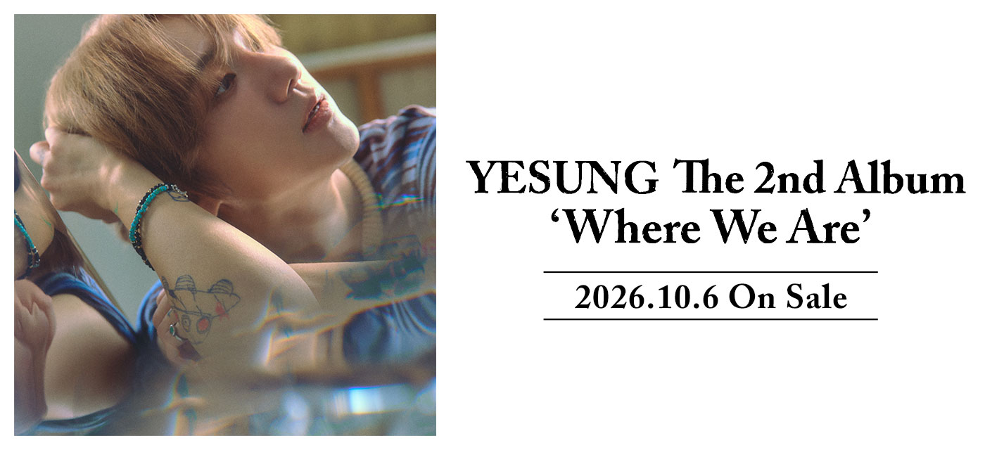 2026.10.6 On Sale YESUNG The 2nd Album�uWhere We Are�v